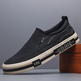  Giày Vải Nam Thời Trang SHANBU Mẫu Mới 2025 Chất Liệu Vải Bố Thoáng Khí Đế Cao Su Chống Trơn - Mã 25805 