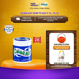 Combo 2 hũ kẹo Sing-gum Cool Air hương bạc hà - khuynh diệp hũ 90 viên