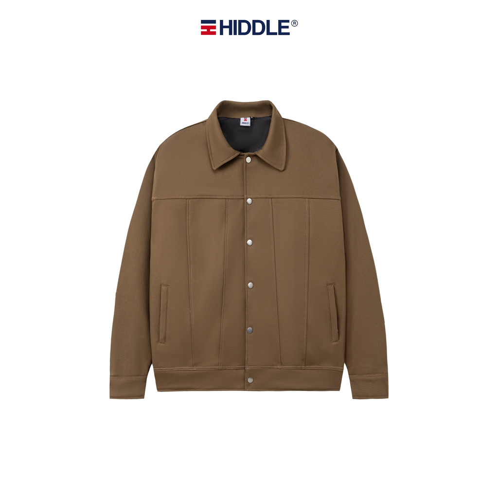 Áo khoác canvas màu nâu HIDDLE | H8-AK6-CVN