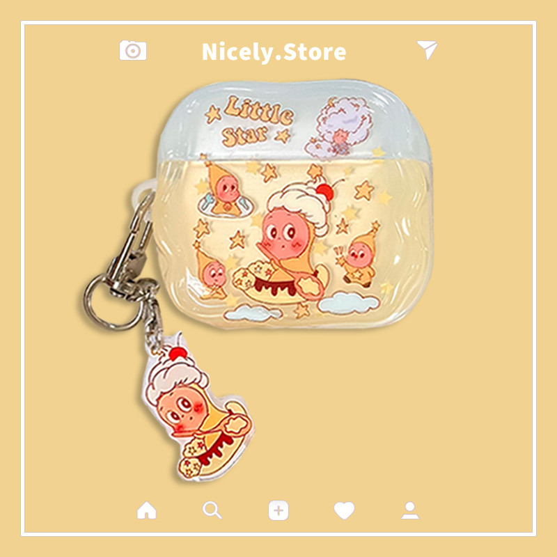 Phim Hoạt Hình Banana Boat Twinkle Boy IMD Tai Nghe Dành Cho Airpods1 2 Bluetooth Không Dây AirPods 