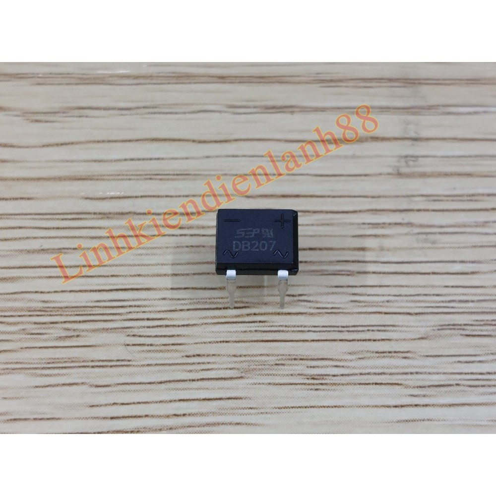 (10 con) Cầu Diode cắm DB207 db207s 2A 1000V mới ,chính hãng 100%.