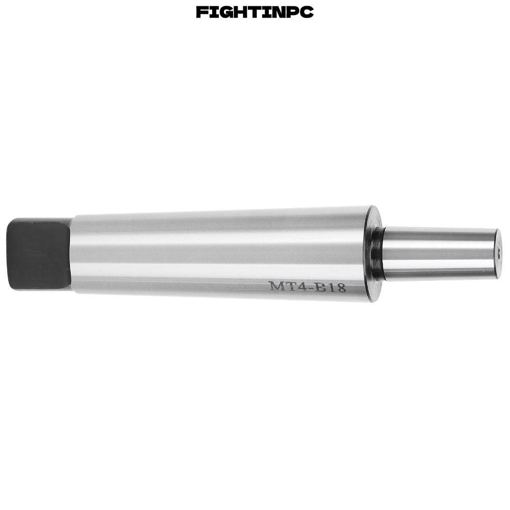 FIGHTINPC Khoan Chuck Arbor, Bộ chuyển đổi ống thẳng mạ điện đuôi phẳng, Chất liệu thép bền MT4-B18 