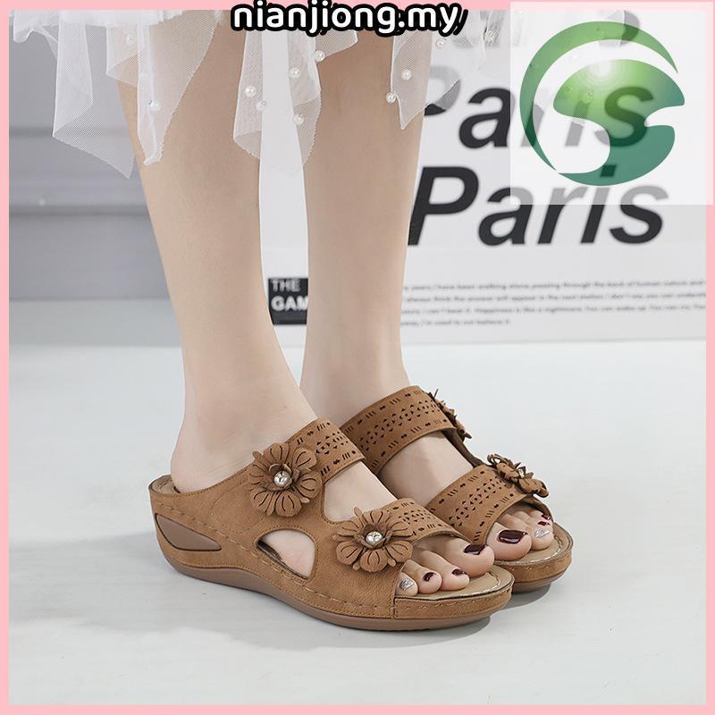 MY3 Bata Comfort Nêm Đế May Đế Nhẹ / Dép Thời Trang Nữ Bata Thoải Mái