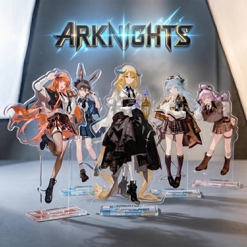 Trò chơi Arknights Amiya May Istina  Kawaii Anime Mica Giá đỡ keychain Mô hình Cosplay