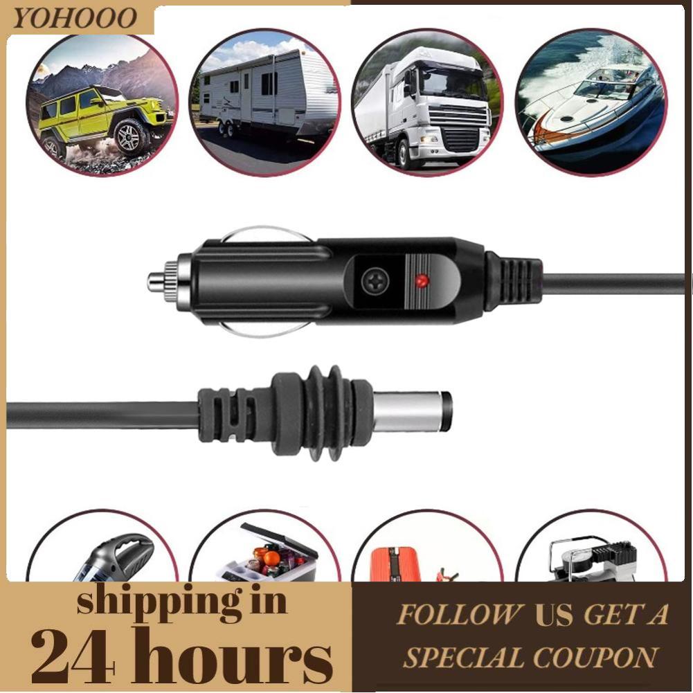 Yohooo Yohooo Mini DC Xe Cáp 10M 32.8FT Dây Vệ Tinh 18AWG IP68 Nước Ngoài Trời Cắm Sạc Cung Cấp xe T