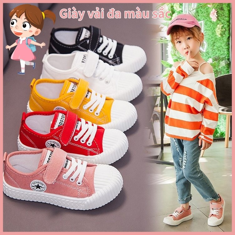 Giày thể thao canvas trẻ em dành cho bé trai và bé gái 3-10 tuổi – giày thể thao trẻ em, giày thể th