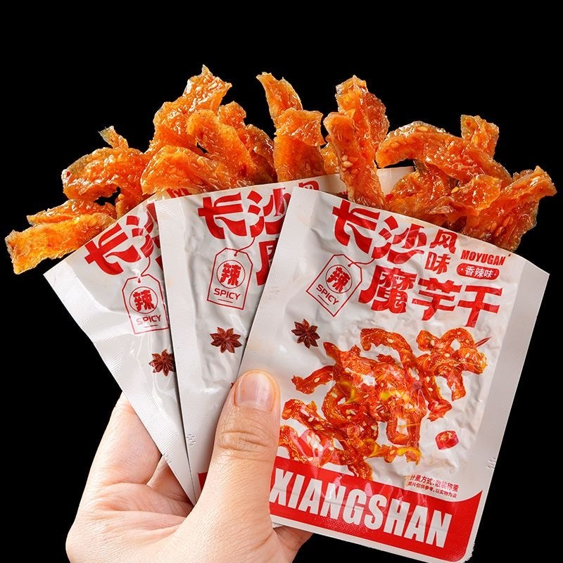 Sixiangshan Cay Khô Konjac 7 Gói Hồ Nam Cay Khô Konjac 7 Gói Hồ Nam Konjac Thực Phẩm Cay Giảm Nếp Đồ