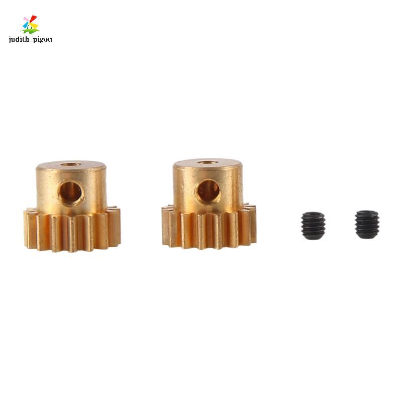 2PC 2.3mm Trục Kim Loại Bánh Răng Động Cơ 48DP M0.6 M0.8 Cho 1 / 12 1 / 16 RC Xe 7075 - 370 / 380 / 