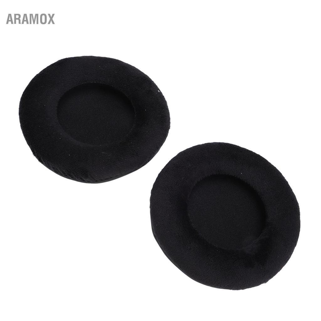 Aramox 4 Vỏ tai nghe Miếng đệm tai thay thế nhung 110mm cho HD668B HD669 HD681 trở lên (Yoidesu95q6e