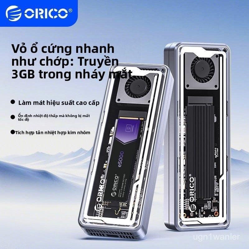 Hộp đựng ổ cứng M2 nvme Orico USB4 40Gbps ssd box vỏ nhôm tương thích thunderbolt 4 cho macbook pc s