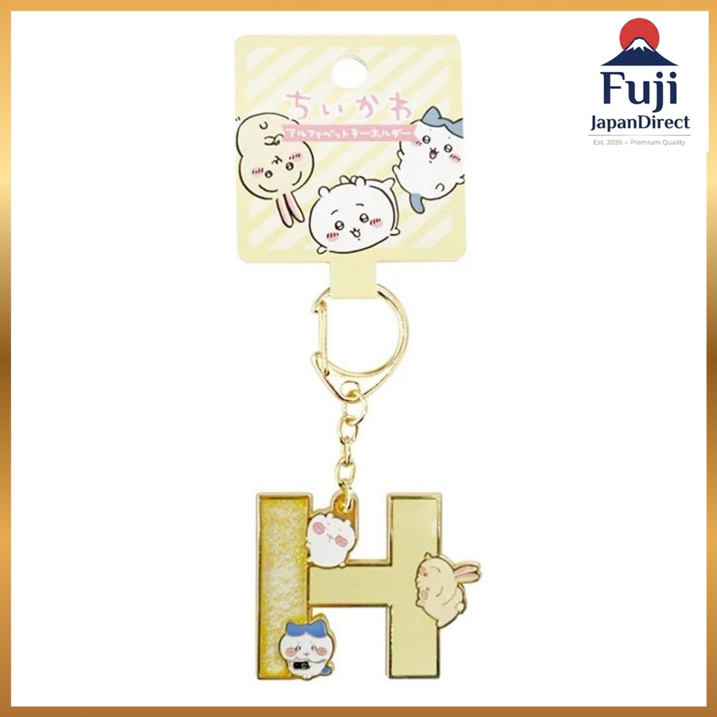 Toman Toys Alphabet Keychain Chiikawa H Approx. H95 x W50 x D2mm Initial Bag Charm Character Goods F