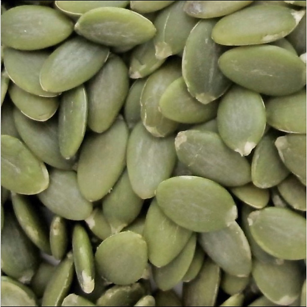 Hạt bí xanh tách vỏ 500gr,1kg- Hạt bí xanh tách vỏ chưa rang- Nguyên liệu làm nhân bánh trung thu, kẹo nougat, granola