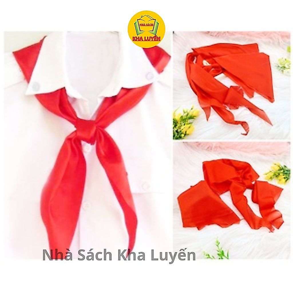 Combo 05/ 01c Khăn Đỏ Có Viền,Khăn Đỏ Không Viền, Khăn Quàng Đỏ Học Sinh