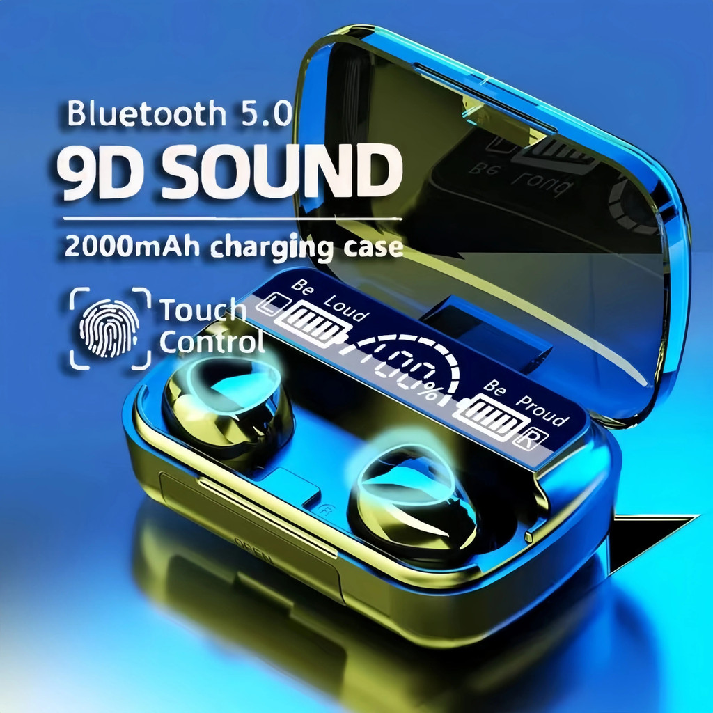 Tai nghe Bluetooth 5.1 không dây TWS M10, Tai nghe Bluetooth Stereo, Tai nghe chơi game, có chức năn