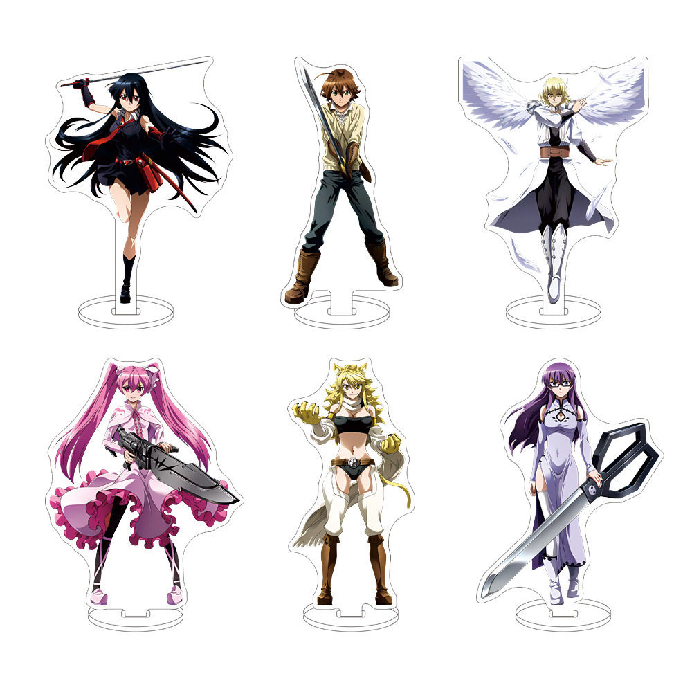 Mô Hình Acrylic Akame ga Kill Trang Trí Bàn, Phụ Kiện Anime, Quà Tặng