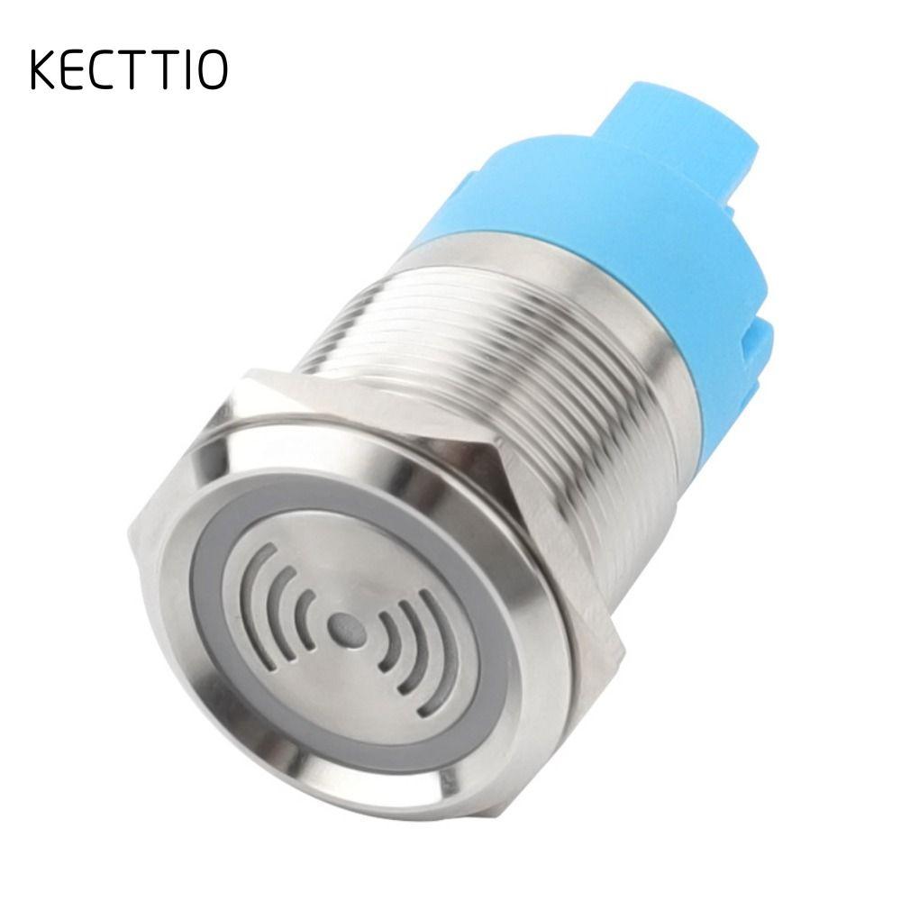 KECTTIO Báo Động Buzzer, Buzzer Kim Loại DC12V 24V Chống Nước, Buzzer Inox 19 / 22MM 304