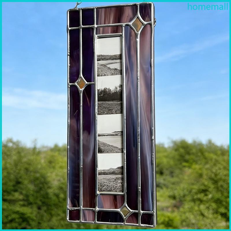 Multicolored Acrylic Photobooth Frame with Hanging Chain For Home Window Decors