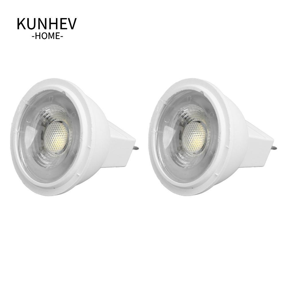KUNHEV 2 Bóng Đèn MR11, Bóng Đèn Pha GU4 Đế Bi-Pin 3W, Bóng Đèn Phong Cảnh 110V MR11 Bền Đẹp Nhà Bếp