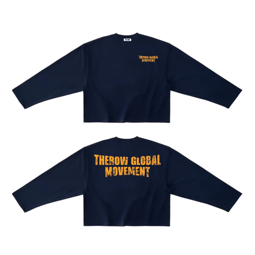 Áo Thun Tay Dài Long Sleeve Boxy THEROW 250gsm Form Rộng Cổ Tròn Unisex Nam Nữ Basic | BigBuy360 - bigbuy360.vn