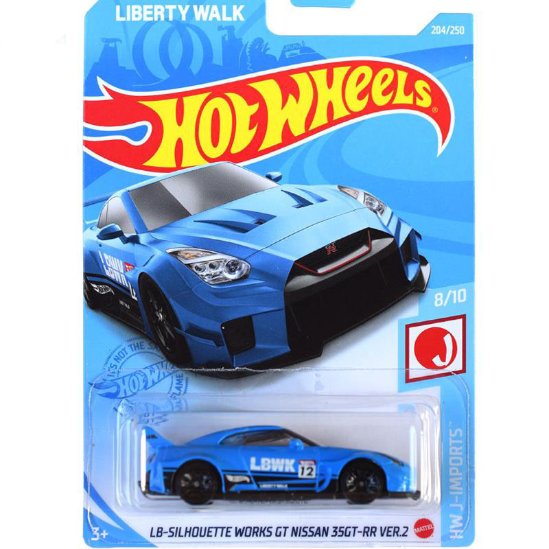 HotWheels HotWheels Nhật Bản Ares LBWK R35 Bài Hát Blue LB WORKS 35GT-RR 204 / 21L
