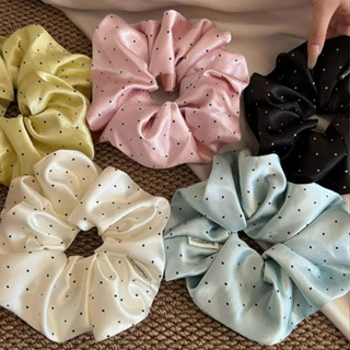  Đẹp Điểm Lớn In Tóc Dây Buộc Tóc Scrunchies Phụ Kiện Tóc Cho Nữ 