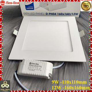   Rạng Đông  Đèn Led Downlight âm trần  Vuông  - 9W - 12W -18W - 24W - Size 110 130 150 160 205 280mm - Model PN04 