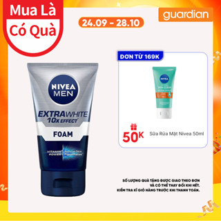 Sữa Rửa Mặt Sáng Da & Sạch Sâu NIVEA MEN 100Gr
