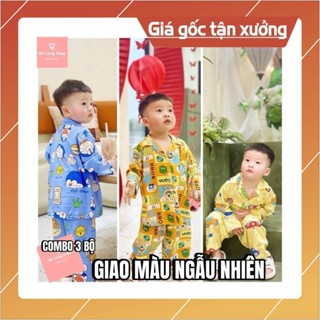 COMBO 3 bộ Quần áo Tole, Tay dài Quần dài cho bé trai | bé 5-50kg | Đã trừ hao rộng - Giao màu ngẫu nhiên