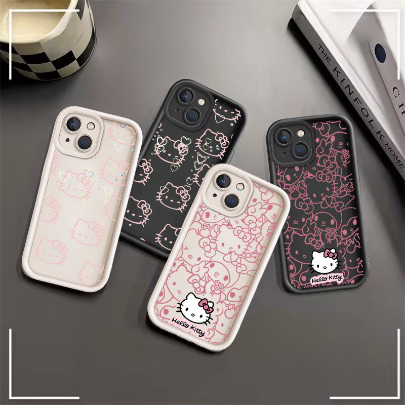 Ốp Hello Kitty Dễ Thương Cho Samsung Galaxy A16 A55 A15 A54 A06 A35 A23 A17 A07 A14 A53 A13 A12 A22 