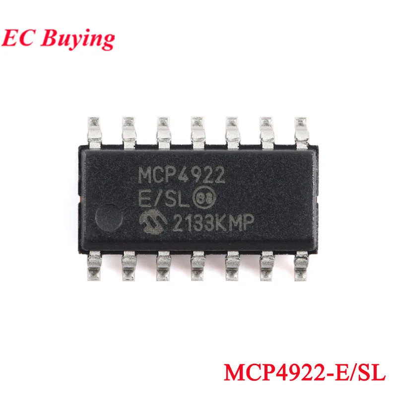 EC buying MCP4922 MCP4922-E / SL SOIC-14 4922 12-bit Đầu Ra Kép DAC Chip IC Mạch Tích Hợp