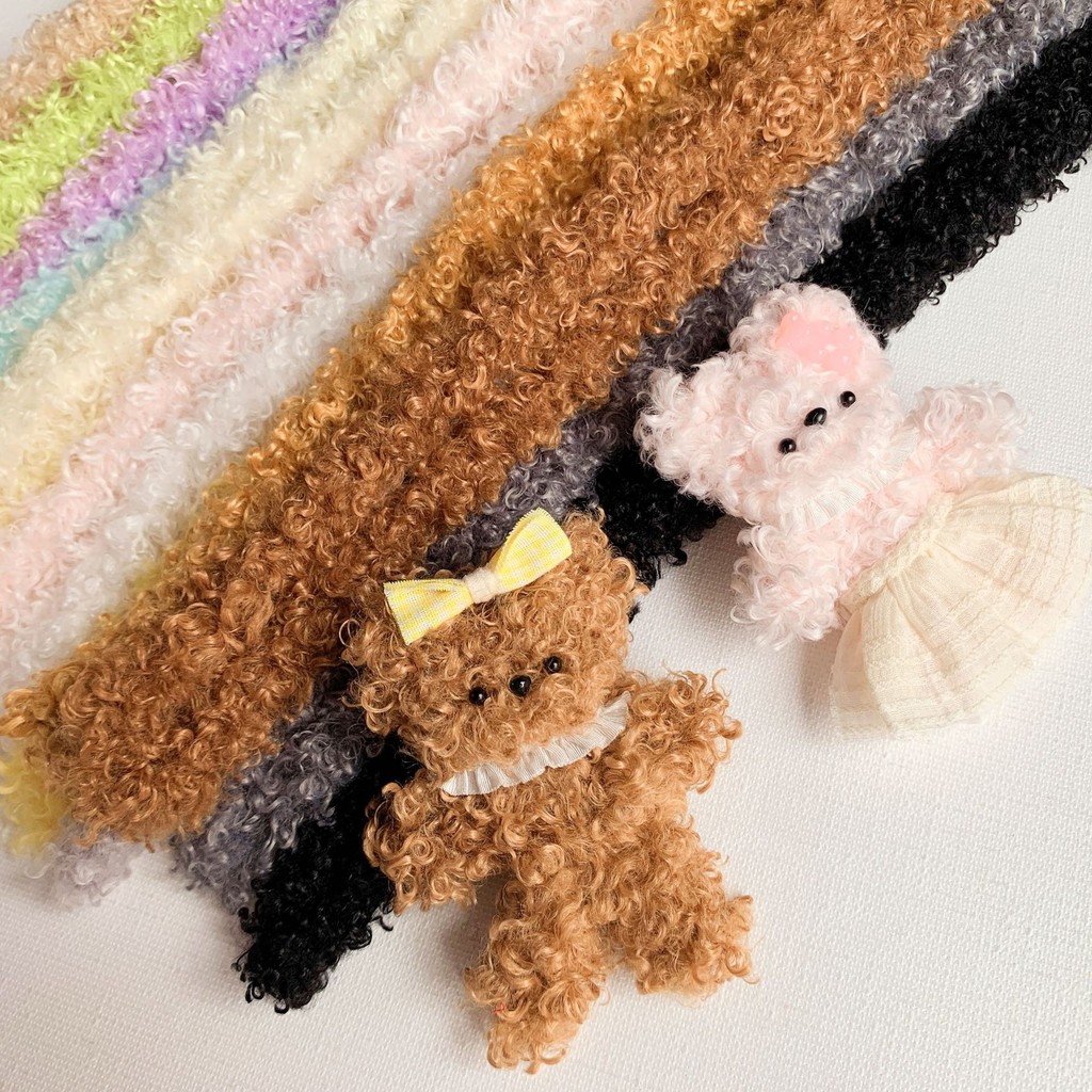 Twist Stick Handmade DIY Fur Thread Twist Top Factory Straight Hair Curling Twist Stick Teddy Curlin