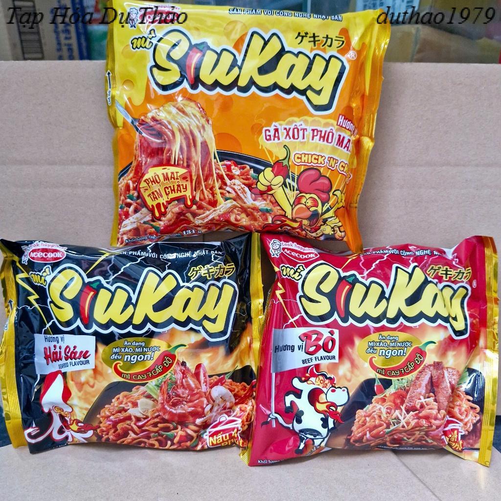 Mì SiuKay 7 cấp độ ( vị bò 127g hải sản 128g)