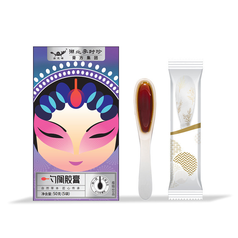 [Hàng có sẵn] Hubei Li Shizhen 10g Muỗng Kem Ejiao Kem Ejiao Nuôi Dưỡng Muỗng Tiện Lợi Kem Hàng Có S