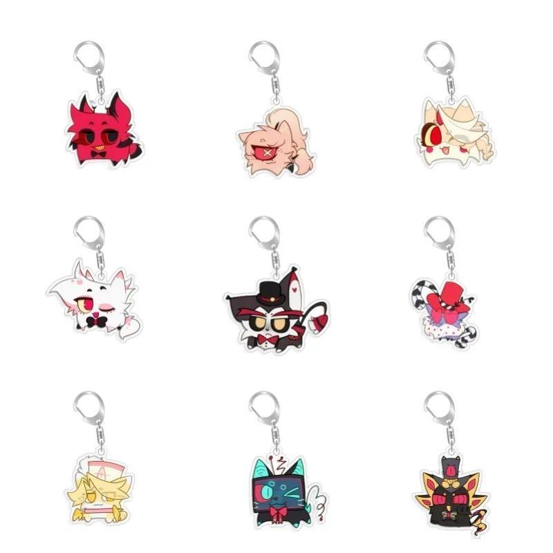 Hazbin Hotel Charlie Morningstar Lucifer Morningstar Homemade acrylic móc khoá mica Bag Charms Game 