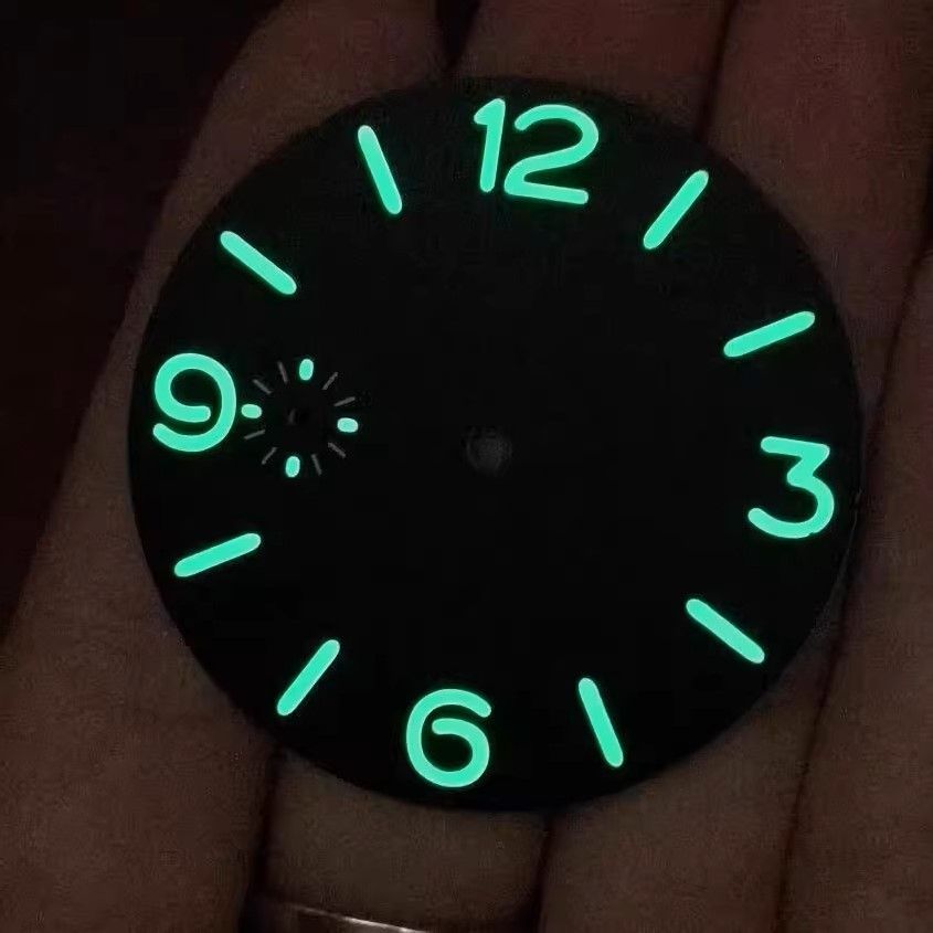 Có thể cá nhân hóa Mặt số phát sáng tinh thần quân đội không được đánh dấu 39mm Thích hợp cho chuyển
