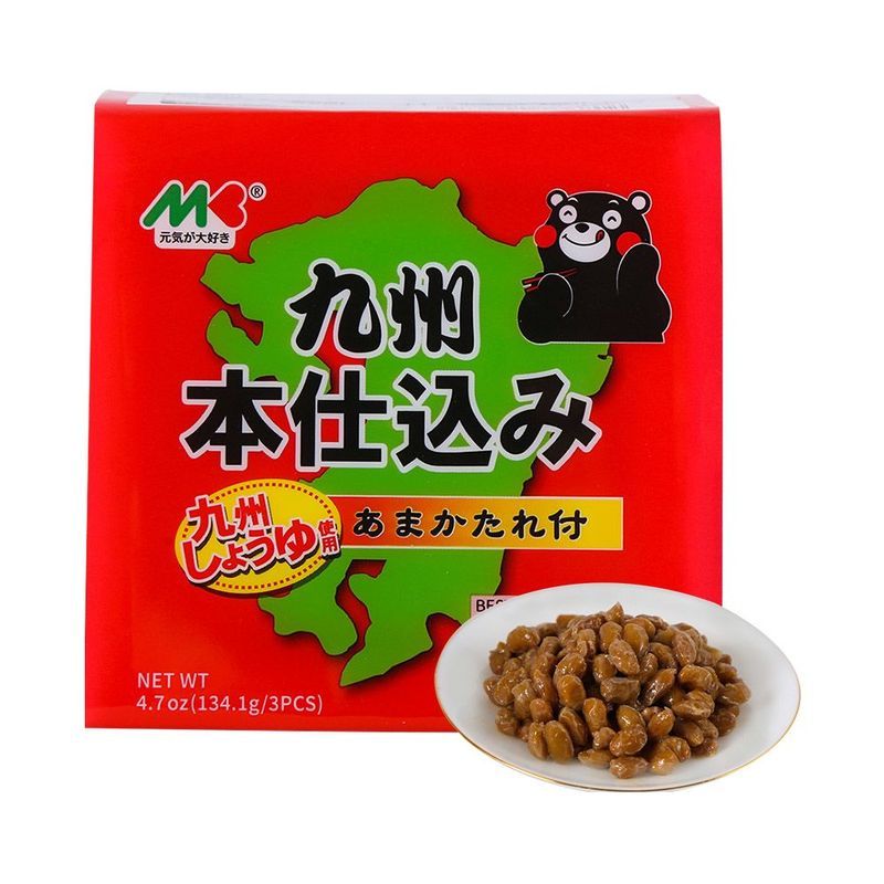 Nhật Bản Chính Hãng Natto Bóng Vàng Hạt Nhỏ Natto 134.1g Natto Nhập Khẩu Bibimbap Chải Lên Men Natto