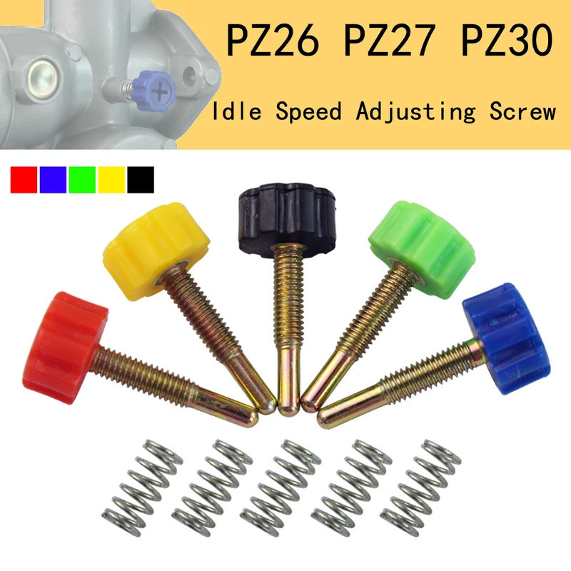 Bộ chế hòa khí xe máy FW Bộ vít điều chỉnh tốc độ nhàn rỗi PZ26 CG125 CB125 XR100 / PZ27 CG150 TXM15