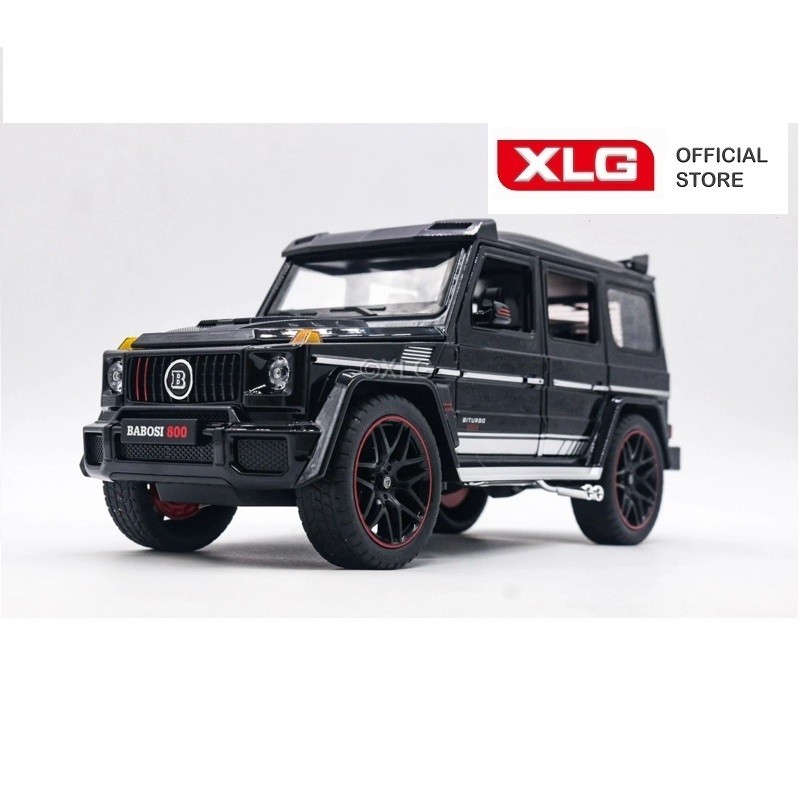 Mô hình xe ô tô Mercedes Benz G800 Brabus 1:18 cỡ lớn bằng hợp kim cao cấp - Rubik Ocean