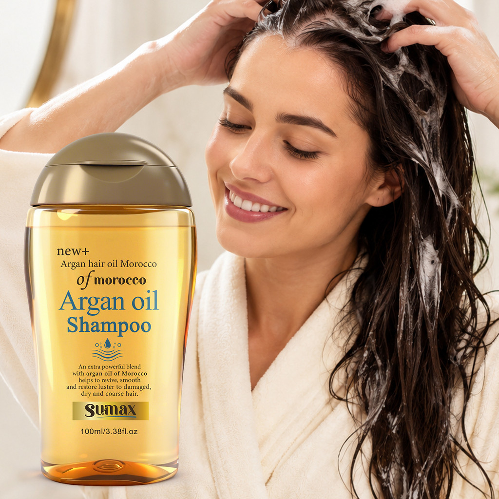 Dầu Gội Argan, Nuôi Dưỡng Da Đầu Sâu, Sửa Chữa Tóc Khô Hư Tổn, Thêm Luster Tự Nhiên, Dầu Gội Sửa Chữ
