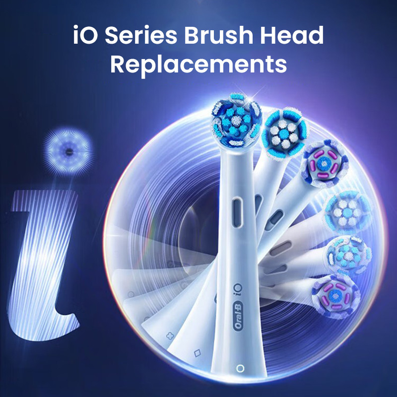 1 Chiếc Đầu Bàn Chải Thay Thế IO Series Radiant Đầu Bàn Chải Trắng Tương Thích Với Dòng IO5 / 7 / 8 