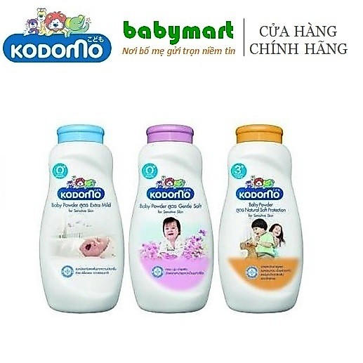 Phấn rôm cho bé chính hãng Kodomo nhiều công dụng 50g-160g
