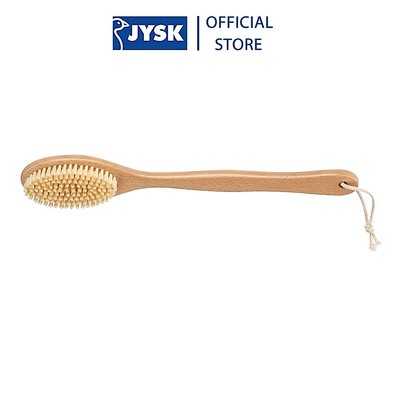 Bàn chải tắm | JYSK VALJE | gỗ/PP | màu gỗ | R6xD38xC3cm