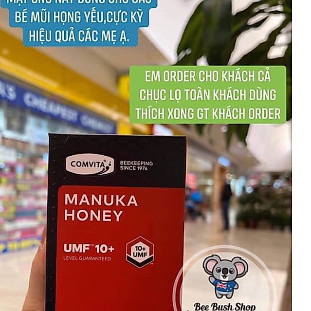 Mật ong Manuka Comvita UMF 10+ lọ 500g Úc