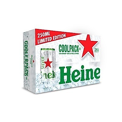 Thùng 24 lon Heineken Bạc lùn 250ml - Độ cồn 4% - Heineken Silver, DATE MỚI, giao hàng nhanh HCM