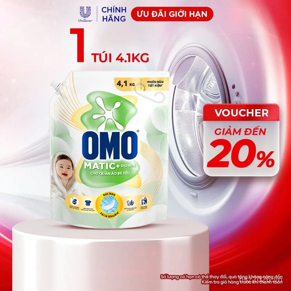 Nước Giặt OMO Matic Cho Quần Áo Bé [3]