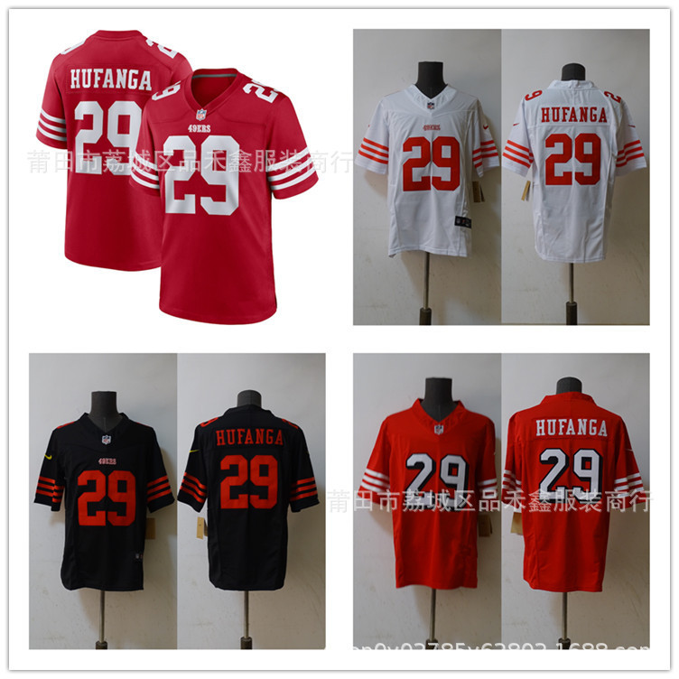Giao hàng trong ngàyÁo bóng bầu dục San Francisco 49ers 29-HUFANGA Jersey