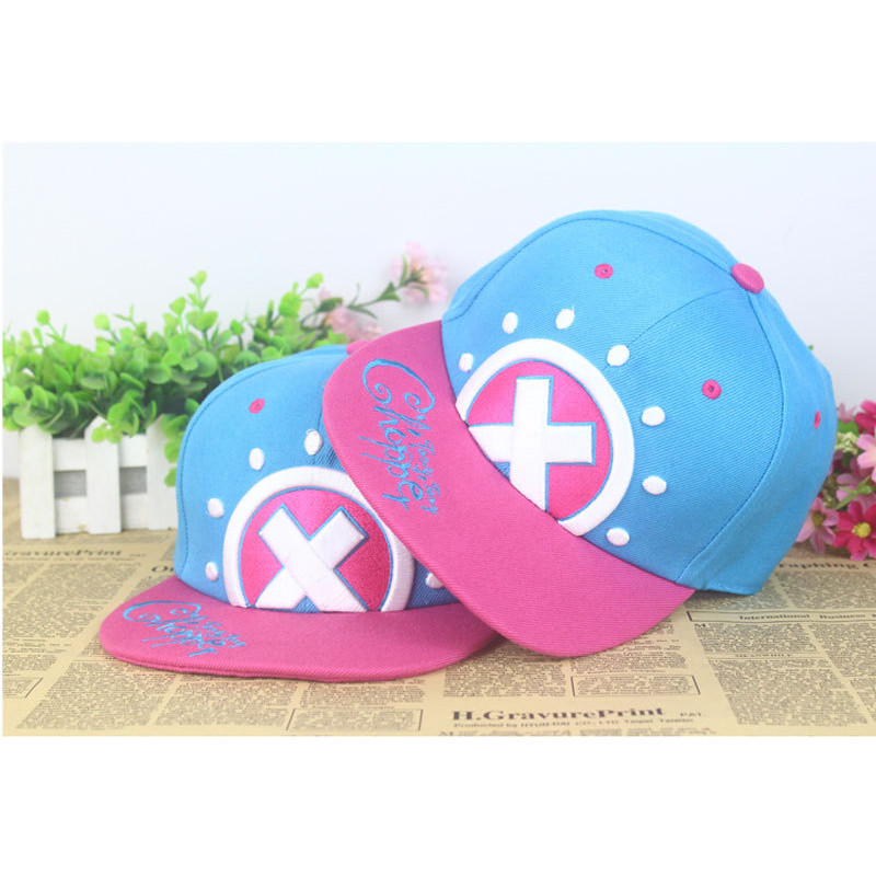 Anime ONE PIECE Chopper Mark Hip Hop Hat Khỉ D Luffy Skull Sun Hat Trafalgar D Law Mũ Bóng Chày