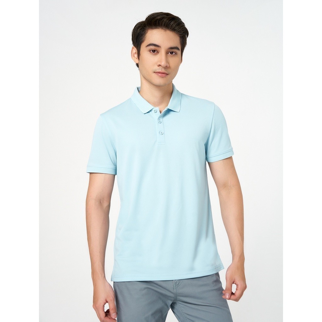 Áo polo nam CANIFA 8TP23A004 chất liệu cafe pha, cổ đức tay cộc