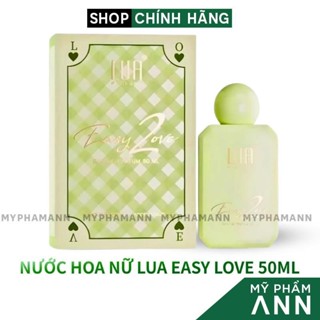  Nước Hoa Nữ Lua Perfume Easy Love 2 Màu Xanh 50ml - Nước Hoa Lua Easy Love 2 Hương Thơm Ngọt Ngào Nồng Nàn - Mỹ Phẩm Ann 