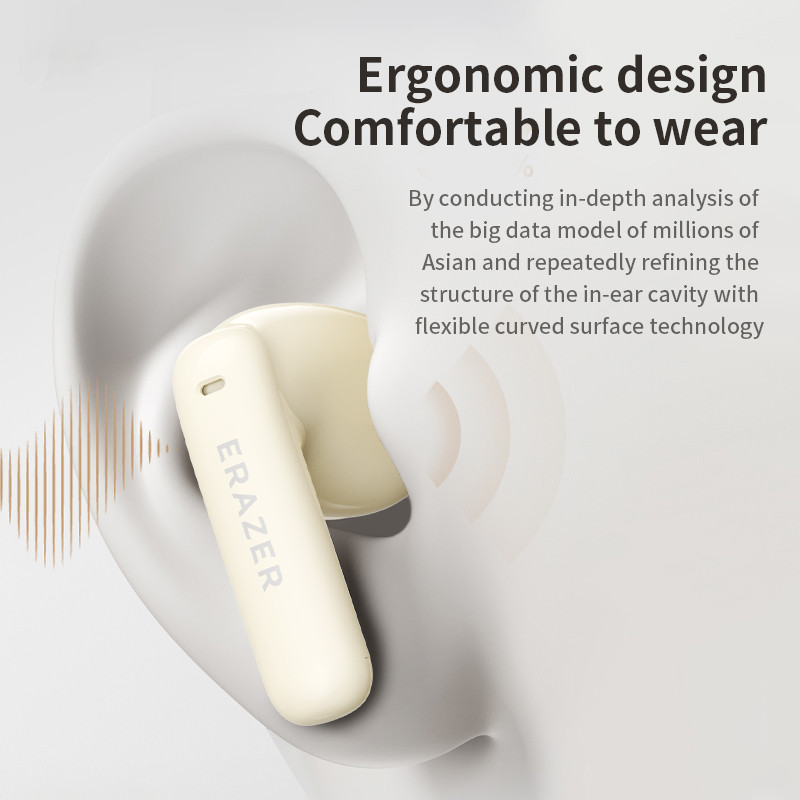 Tai nghe Lenovo ERAZER EK159 Tai nghe không dây thực sự HD Stereo HIFI Độ trễ thấp có Mic Bluetooth 5.4 | BigBuy360 - bigbuy360.vn